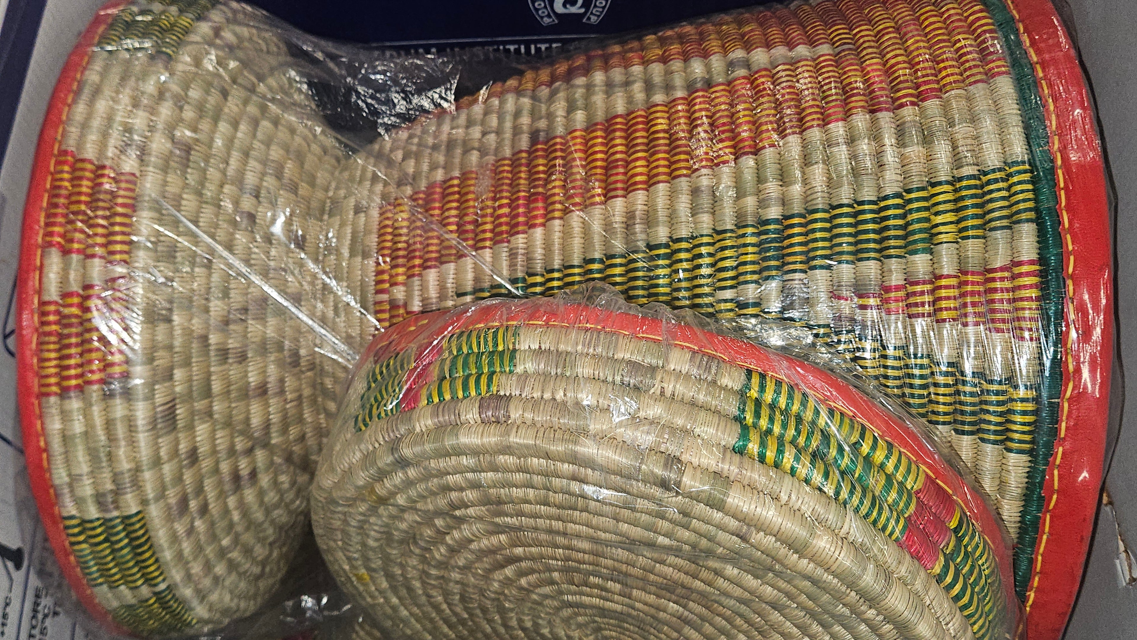 Traditional Ethiopian woven basket- Mesob- መሶብ