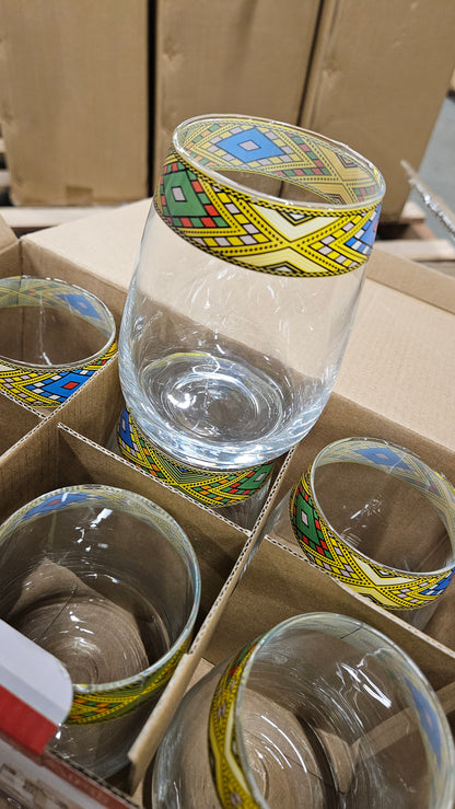 ብርጭቆ - Drinking Glasses – Traditional Ethiopian/Eritrean